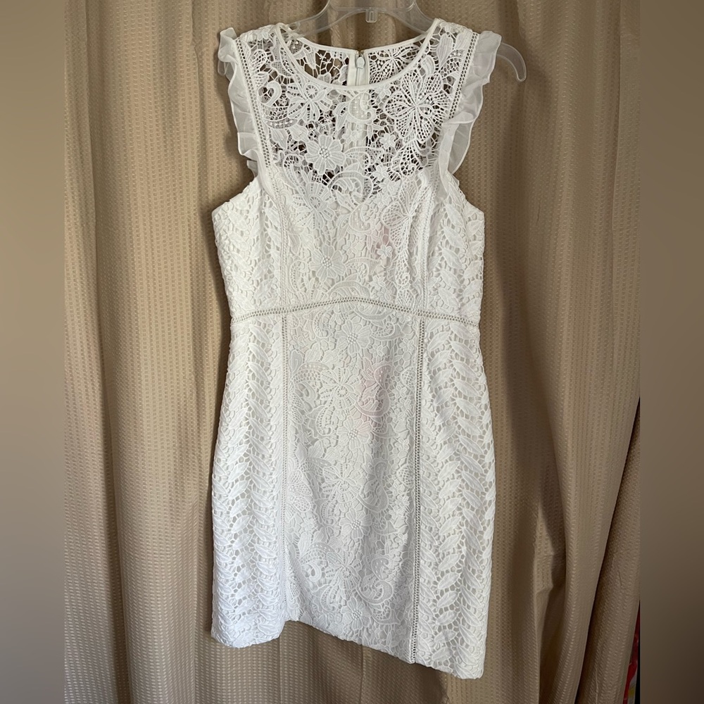 Maya Shift in Resort White Dress